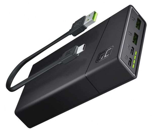 Powerbank Green Cell PowerPlay20 20000mAh (USB-C, PD 18W, Q.C. 3.0) 139zl