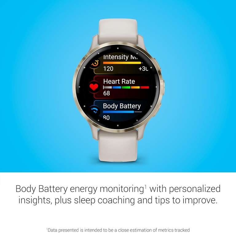 Smartwatch Garmin Venu 3S Gold/Ivory