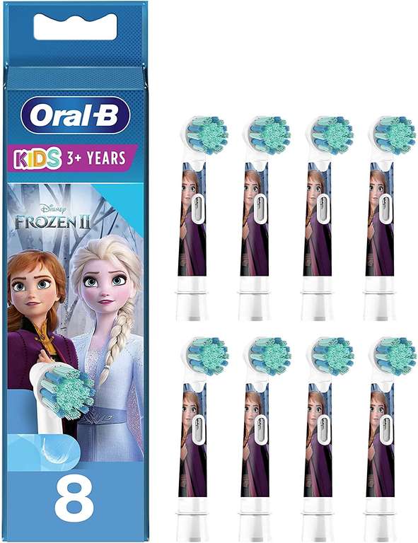 Oral-B Kids końcówki do elektrycznych szczoteczek do zębów, 8 sztuk