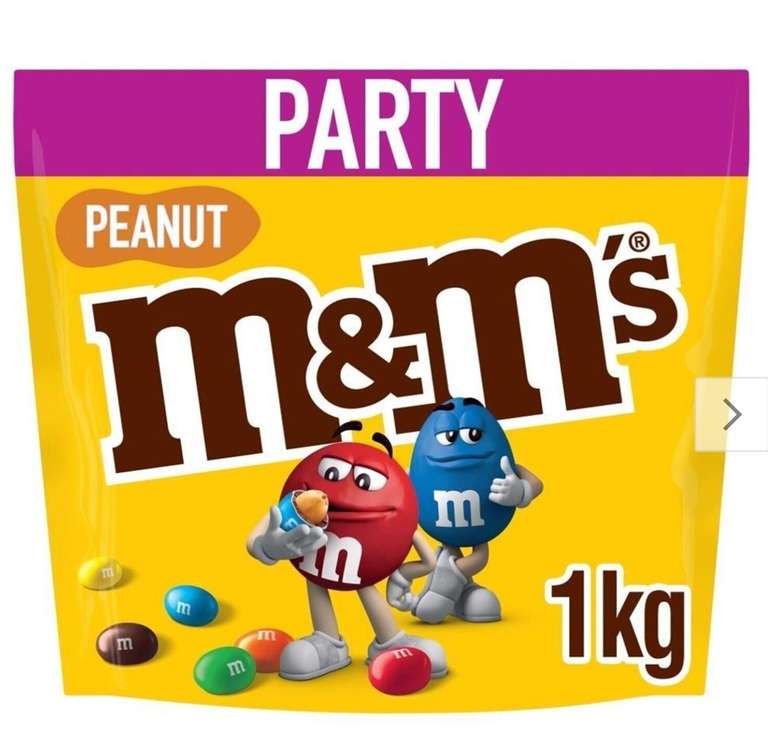 Cukierki, draże M&M's Peanut 1kg 1000g