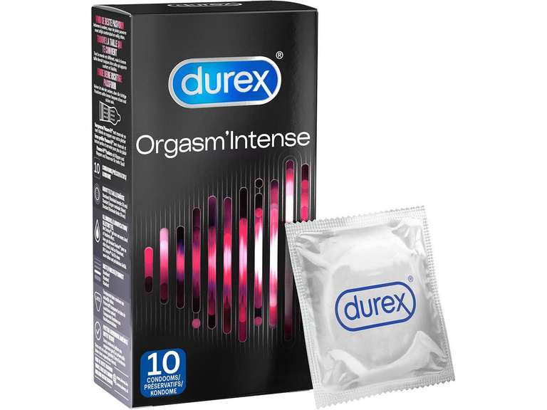 60x prezerwatywa Durex Orgasm Intense