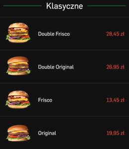 Frisco Burger za 13,45 z aplikacją w Max Burgers