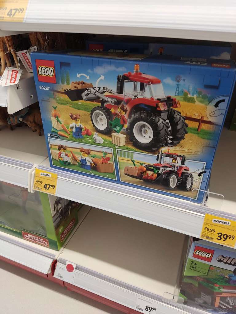 Wyprzedaż w Rossmanie np. Lego City 60287 Traktor za 47,99 (jeszcze taniej z kartą Rossne) i inne produkty