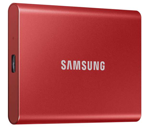 Dysk przenośny Samsung Portable SSD T7 500GB USB 3.2 Gen. 2 Czerwony @ x-kom