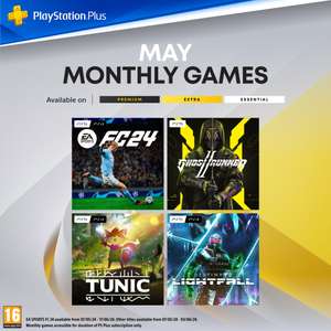 PlayStation Plus Essential - Maj '24:EA Sports FC 24, Ghostrunner 2, Tunic, Destiny 2: Lightfall (PS4, PS5)