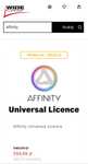 Affinity Universal Licence 355 zł taniej