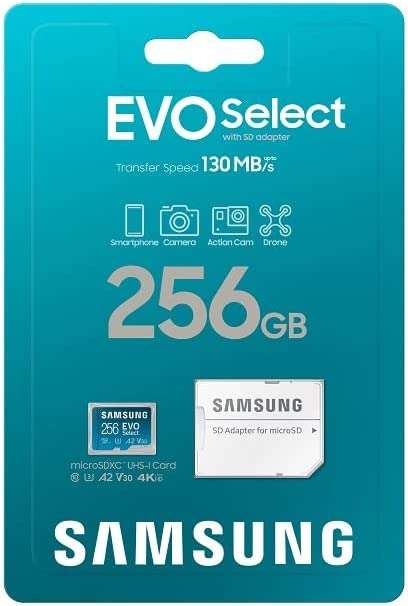Karta pamięci Samsung EVO Select 256GB