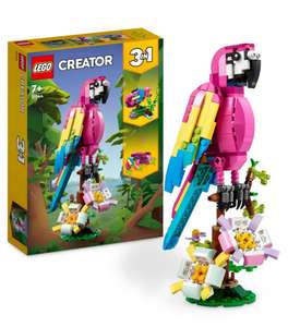 LEGO Creator, 3w1 Egzotyczna różowa papuga, 31144