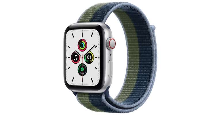 Apple Watch SE, GPS + Cellular, koperta 44 mm