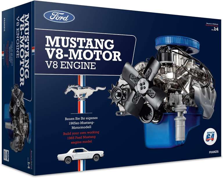 Model silnika 1:4 V8 Ford Mustang FRANZIS 67501