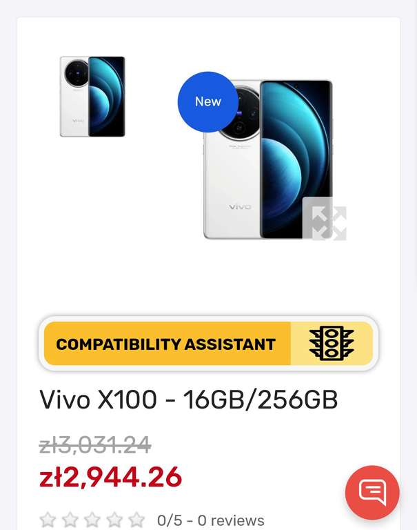 Smartfon Vivo X100 16gb €677