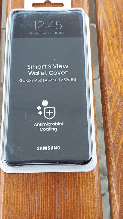 Etui Samsung viev wallet cover Galaxy a52 (czarny)