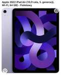 Apple 2022 iPad Air (10,9 cala, 5. generacji, Wi-Fi, 64 GB) - Niebieski, Fioletowy