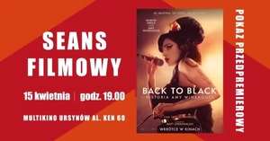 BACK TO BLACK. Historia Amy Winehouse – bezpłatny, przedpremierowy seans filmowy w Multikinie Ursynów