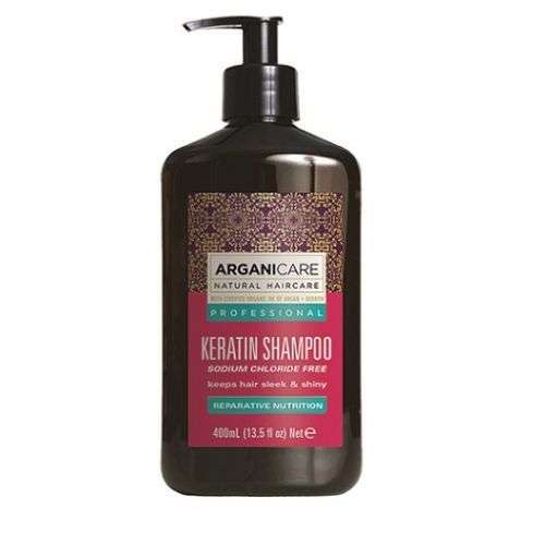 Arganicare Keratin Shampoo (W) szampon do włosów z keratyną 400ml - Wyprzedaż kosmetyków