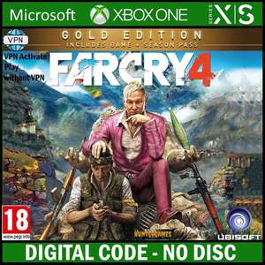 Far Cry 4 Gold Edition Xbox One / Xbox series X/S - VPN ARGENTYNA