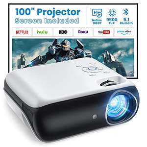 Topvision Native Projektor, Biały/Szary, 40"-200"