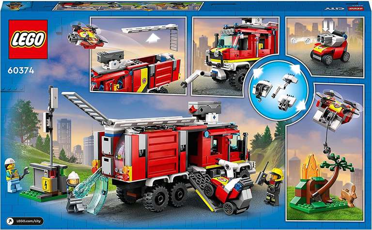 LEGO 60374 City - Terenowy pojazd straży pożarnej