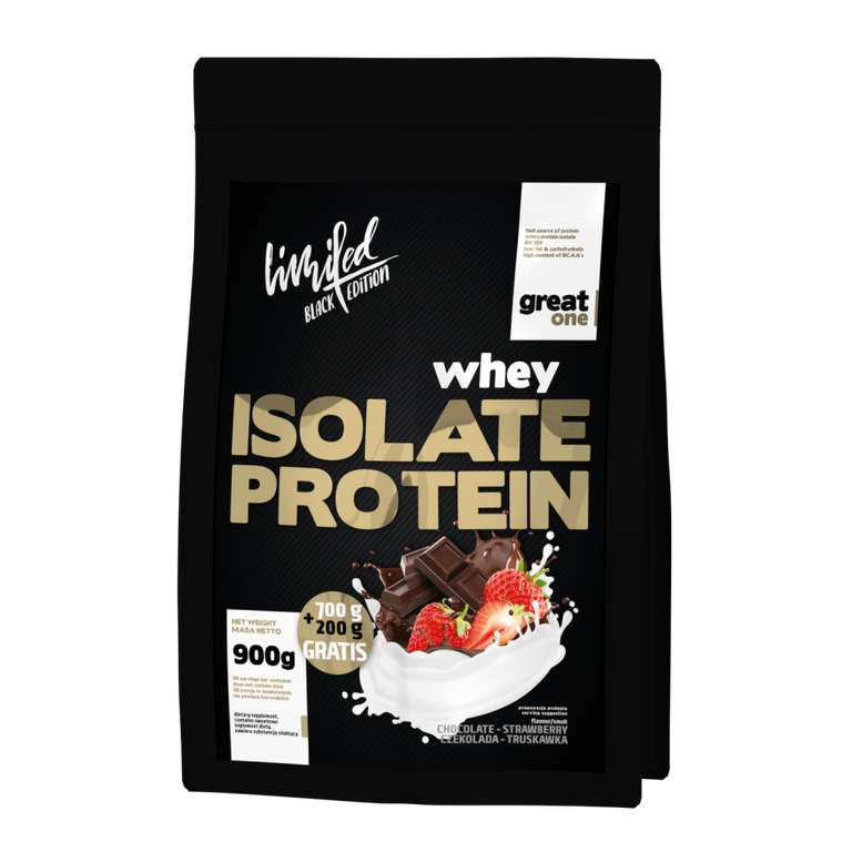 Białko Whey Isolate Protein Limited Black Edition 900g Great One
