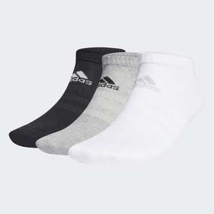 Skarpetki Adidas 3-pak, niskie (czarne, szare i białe) @ Adidas