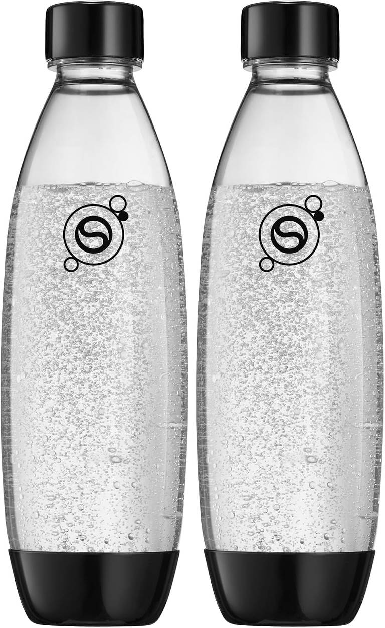 SodaStream 1 Litrowe Butelki Fuse, Czarne Dwupak
