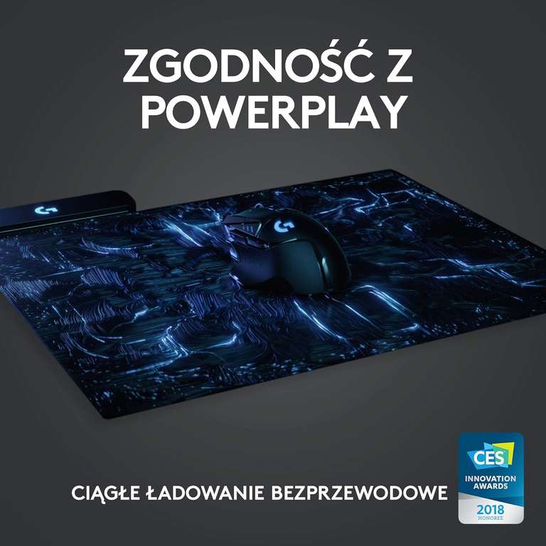 Mysz bezprzewodowa - Logitech G G502 Lightspeed 910-005567, Czarny, 25600 DPI z Amazon.pl