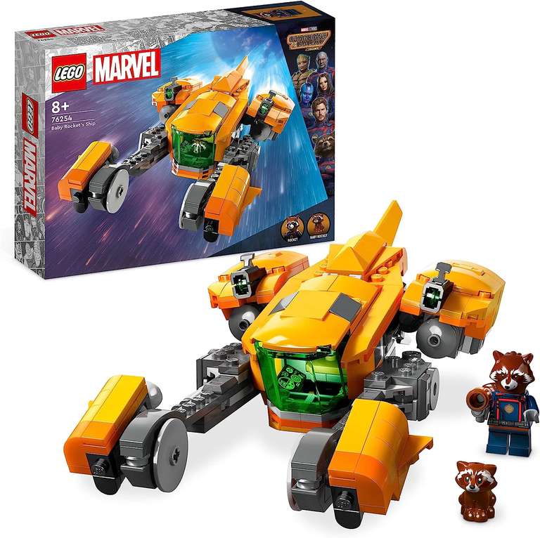 LEGO 76254 Marvel Super Heroes - Statek kosmiczny małego Rocketa