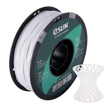 eSUN PLA+ 1.75mm - Filament w kolorze czarnym lub białym - 9.99$ + 5$ wysyłka