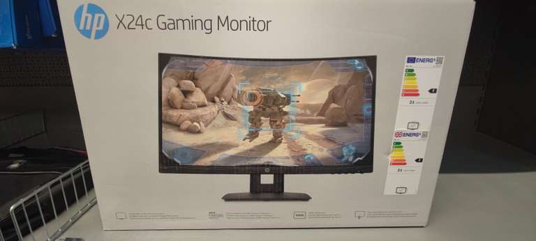 Monitor 144hz curved HP X24c