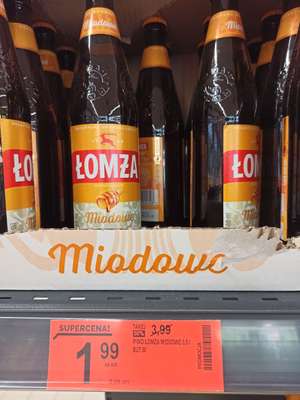 Biedronka - Piwo Łomża Miodowe 500ml