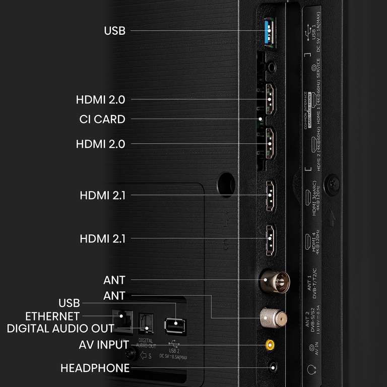 Telewizor Hisense 65U7KQ - 65 cali Mini-LED 899€