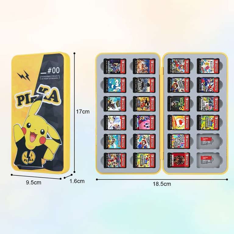 Magnetyczne etui do kartridży konsoli Nintendo Pikachu ( inne modele), dostawa 0zł z Prime