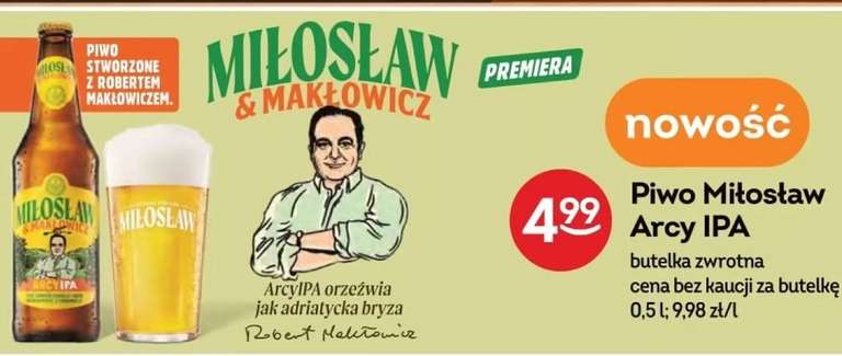 Żabka Piwo Miłosław Arcy IPA 0,5l