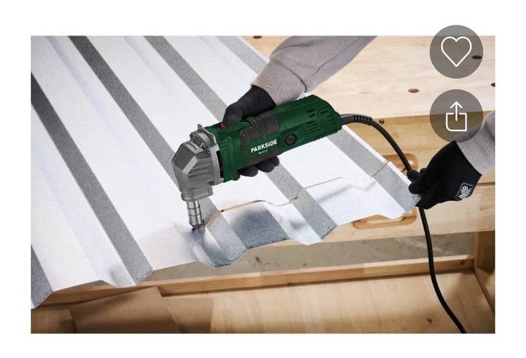 PARKSIDE Nożyce do blachy, 550 W, PMK 550 C2, 5 elementów