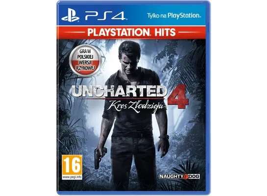 PS4 PlayStation HITS Uncharted 4: Kres Złodzieja