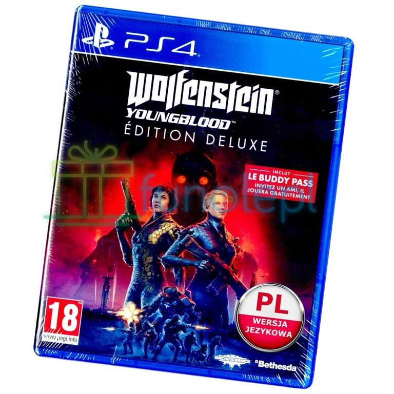 Gra Wolfenstein Youngblood Edycja Deluxe PS4 + DLC PL