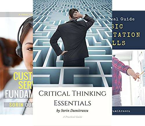 10 Za Darmo eBook: Critical Thinking Essentials, Customer Service Fundamentals, Basic Presentation Skills, Risk Management & More at Amazon