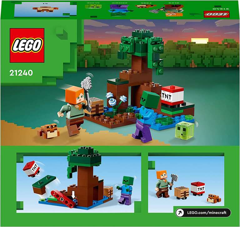 LEGO Minecraft 21240 Przygoda na mokradłach