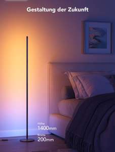 Lampa stojąca Govee RGBIC LED, WiFi, ściemniana, Alexa i Google Assistant, sterowanie aplikacją, 16 milionów kolorów, 58 trybów scenerii