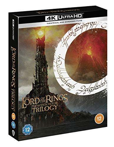 The Lord of The Rings Trilogy: [Theatrical and Extended Edition] [4K Ultra-HD] [2001], GBP 48.90