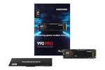 Dysk SSD 2TB Samsung 990 PRO M.2 NVMe PCIe 4.0, odczyt 7450 MB/s, zapis 6900 MB/s 172,61€