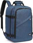 Plecak podróżny bagaż podręczny KONO 40 x 20 x 25 cm, 20 litrów, dwa kolory @ Amazon