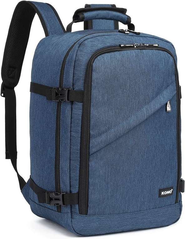 Plecak podróżny bagaż podręczny KONO 40 x 20 x 25 cm, 20 litrów, dwa kolory @ Amazon