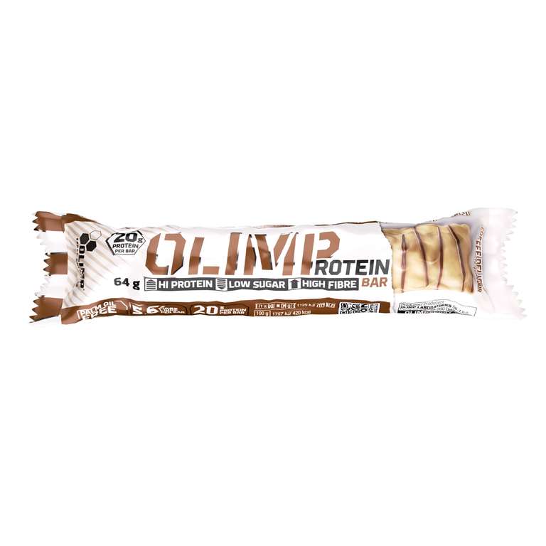 Baton bialkowy Olimp Protein Bar smak kawowy - data waznosci 18-07-2024