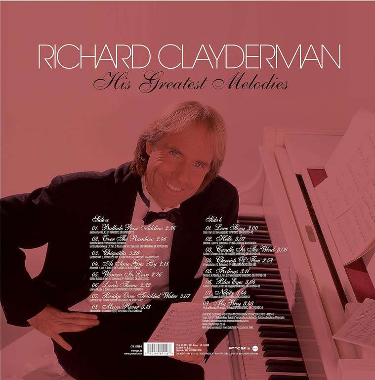 Richard Clayderman - The Greates Melodies - Winyl