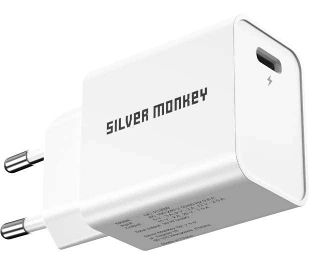 Silver Monkey Ładowarka sieciowa 30W USB-C PD