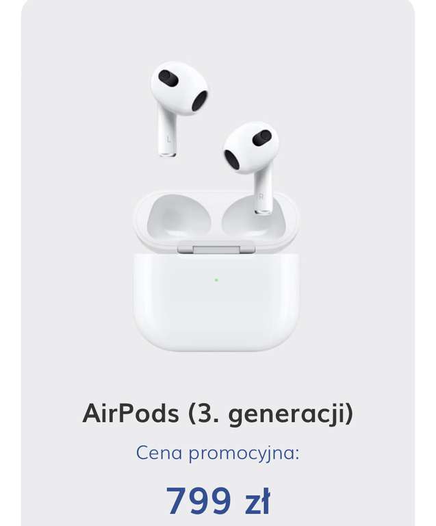 Słuchawki AirPods pro 2 gen za 999 zł.