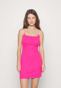 Bawełniana sukienka mini Even&Odd Petite - różowa lub czarna @Lounge by Zalando