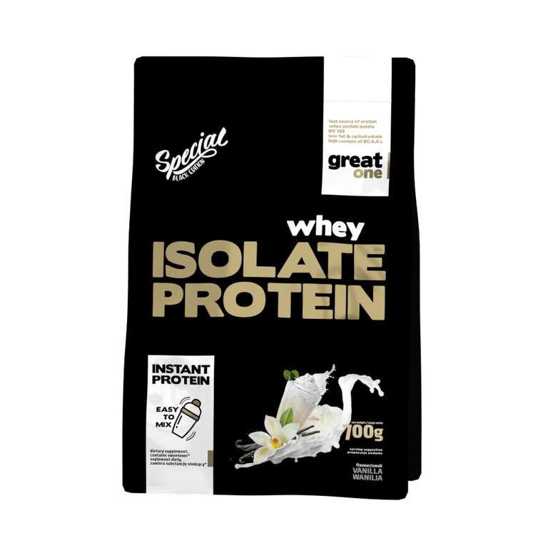 Białko Whey Isolate Protein Black Edition 700 g