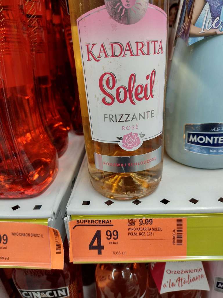 Wino Soleil Kadarita 4.99 Biedronka Wodzisław śląski